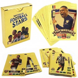 Ballsuperstar  50Pcs  Cards Football Star Limited